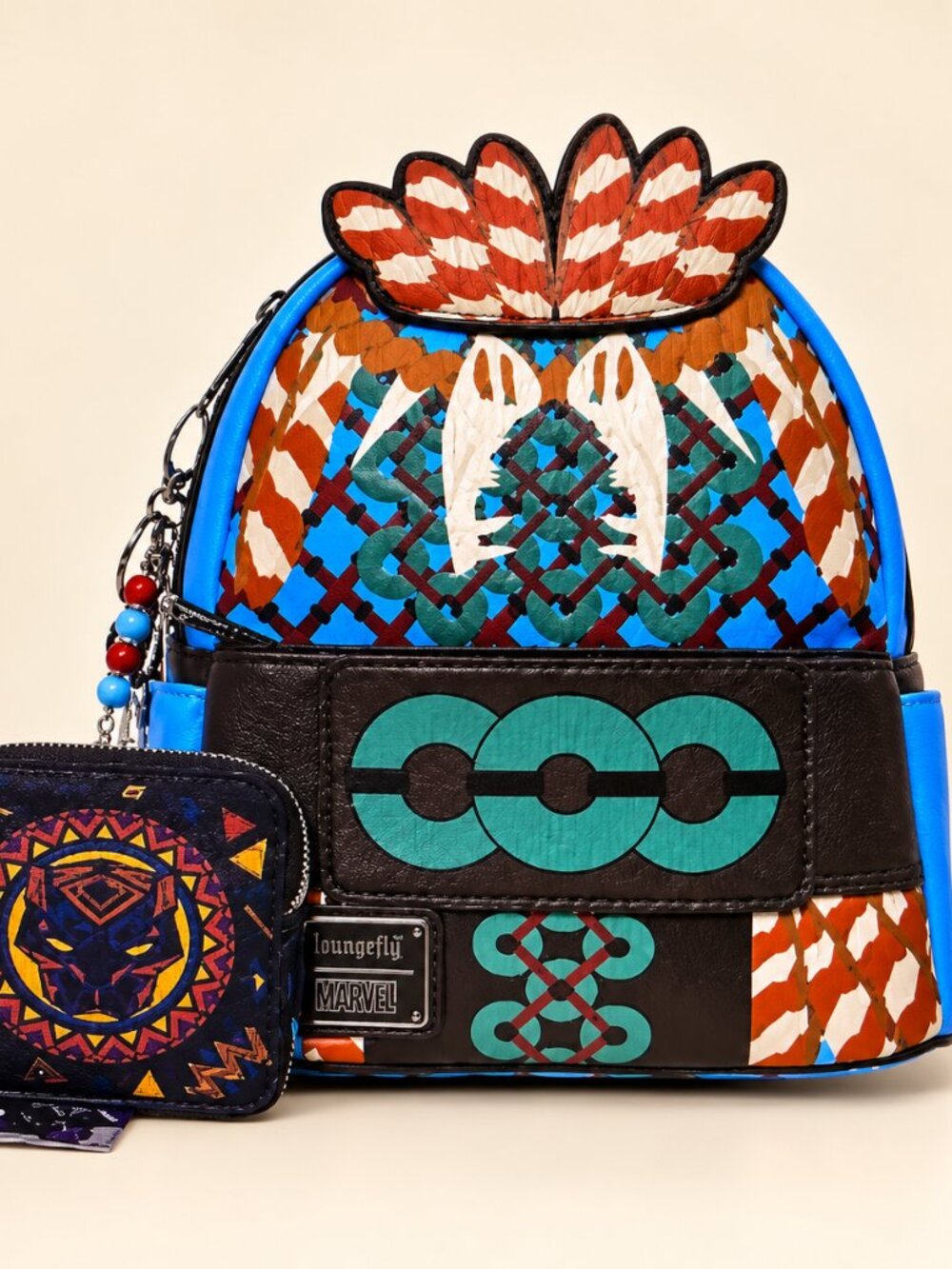 Loungefly Wakanda Backpack Set – Coin Purse, Mug & Handmade Bag Charm